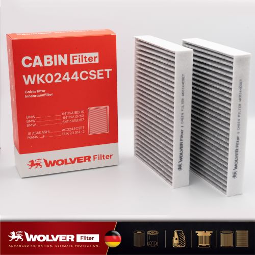 Lọc Gió Điều Hoà: Wolver WK0244CSET